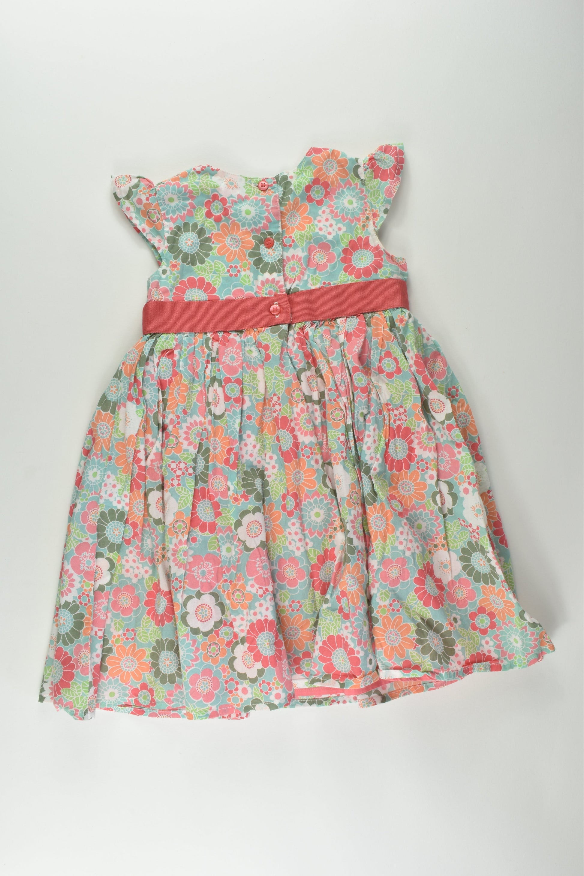 Mothercare Size 2 Lined Floral Dress