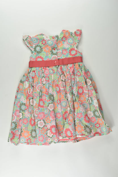 Mothercare Size 2 Lined Floral Dress