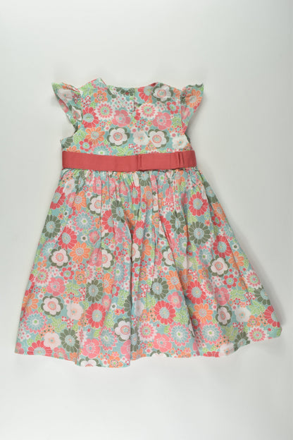 Mothercare Size 2 Lined Floral Dress