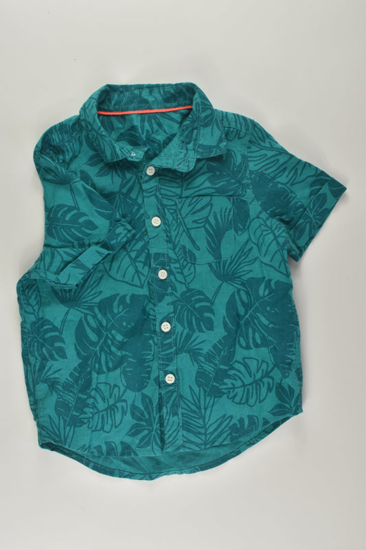 Mothercare Size 2 Linen Blend Shirt