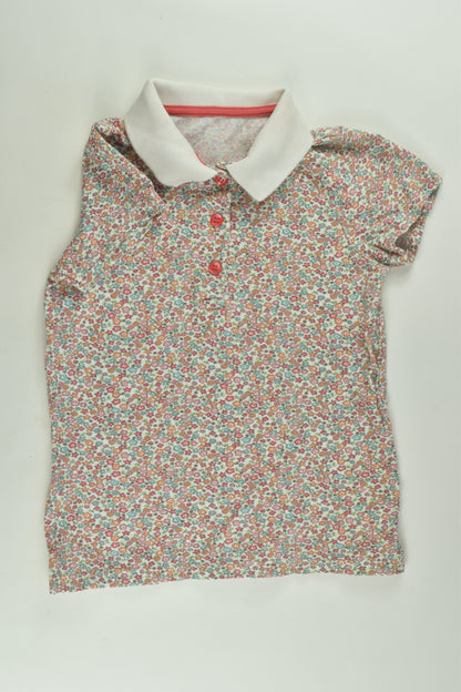 Mothercare Size 5-6 Floral Polo T-Shirt