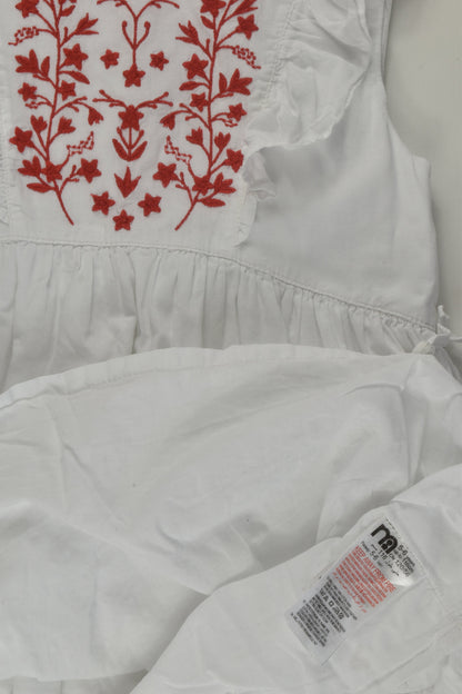 Mothercare Size 5-6 Lined Embroidery Dress