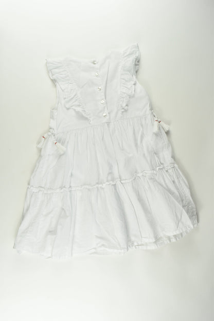 Mothercare Size 5-6 Lined Embroidery Dress
