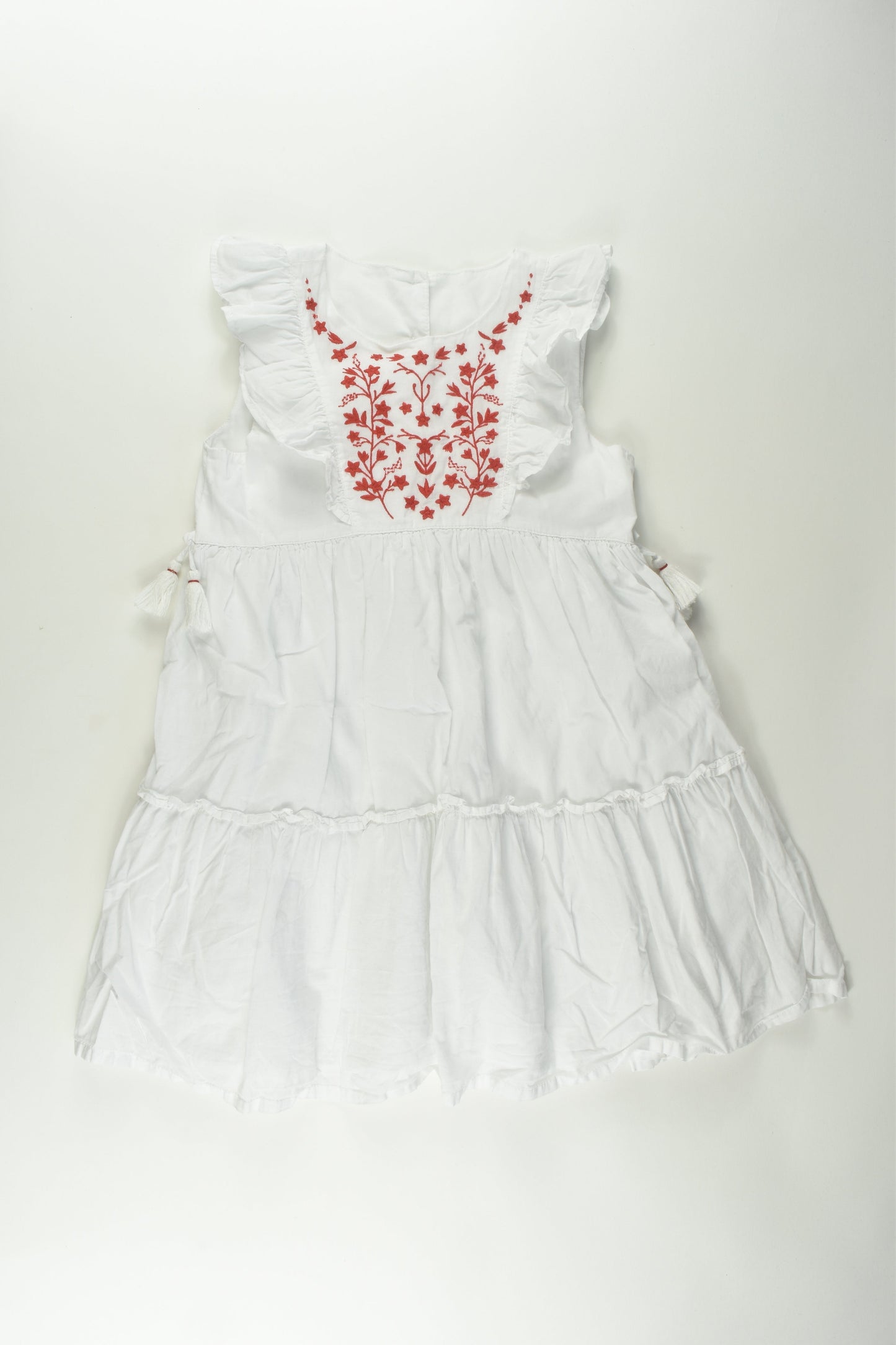 Mothercare Size 5-6 Lined Embroidery Dress
