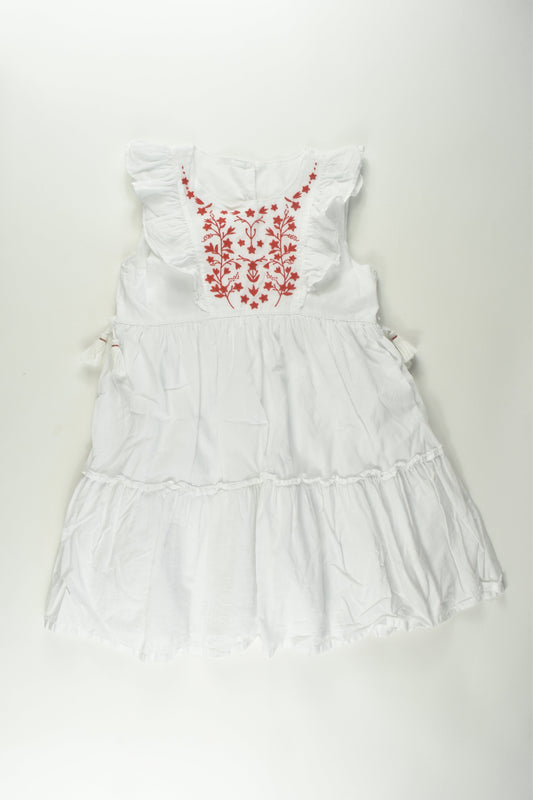 Mothercare Size 5-6 Lined Embroidery Dress