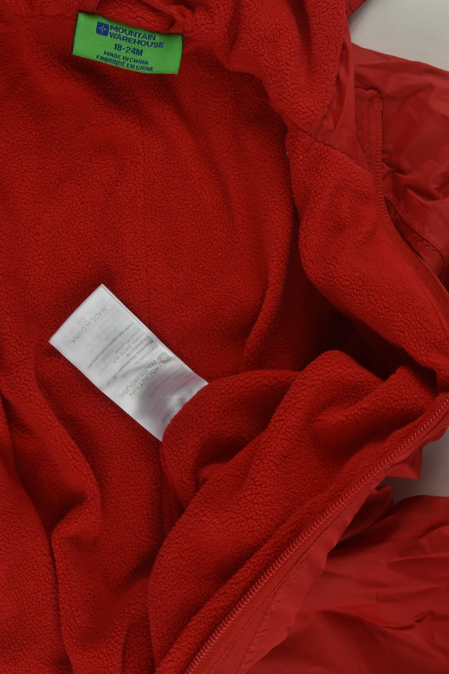 Mountain Warehouse Size 2 Fleece Lined Outdoors Suit