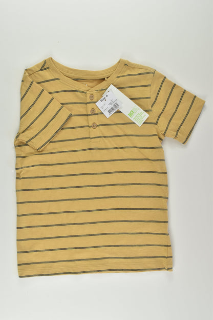 NEW Anko Size 4 Button T-shirt