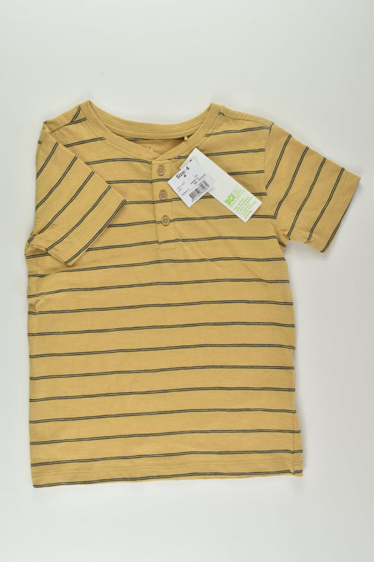 NEW Anko Size 4 Button T-shirt