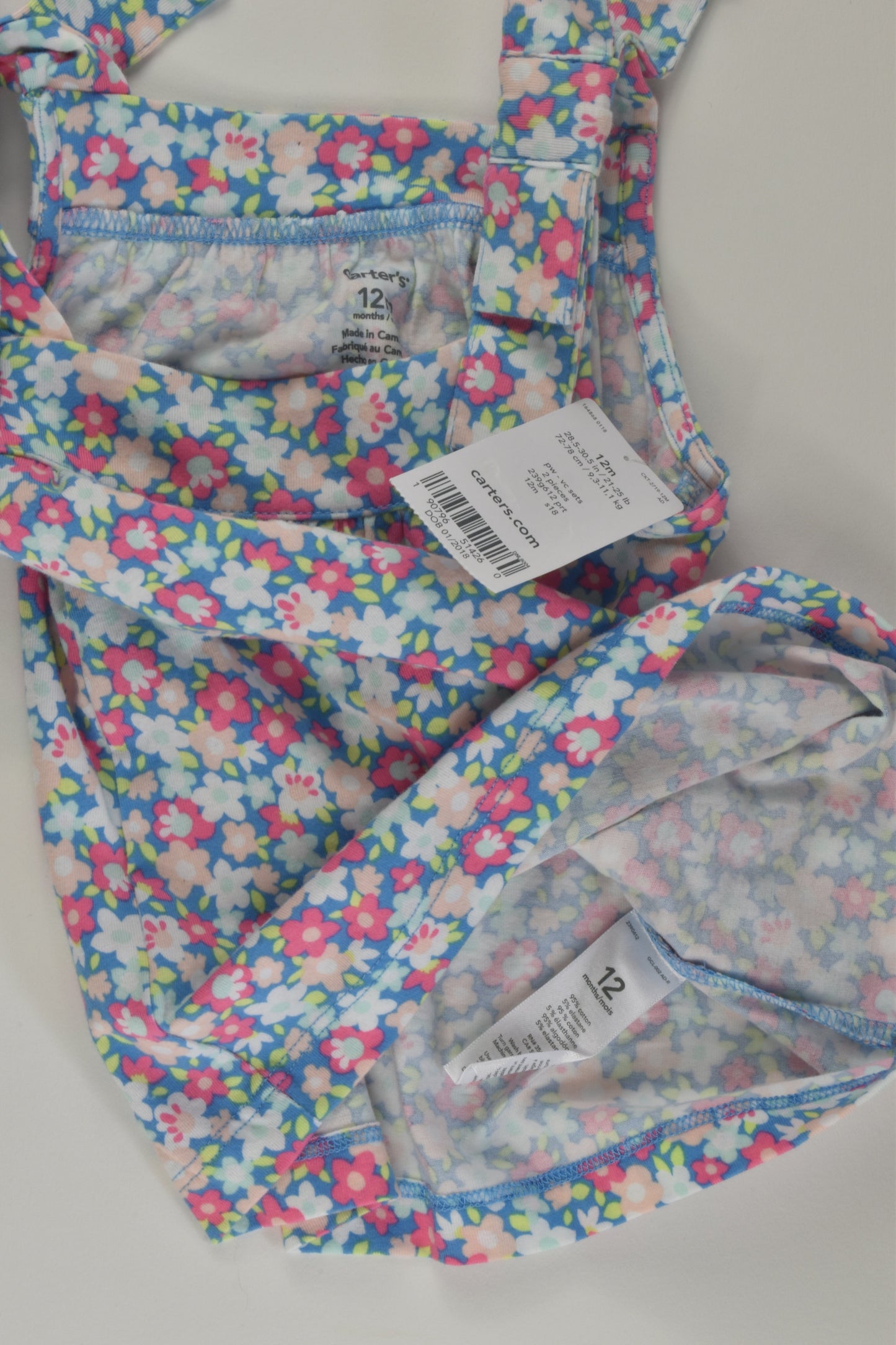 NEW Carter's Size 1 (12 months) Floral Top