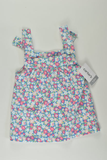 NEW Carter's Size 1 (12 months) Floral Top