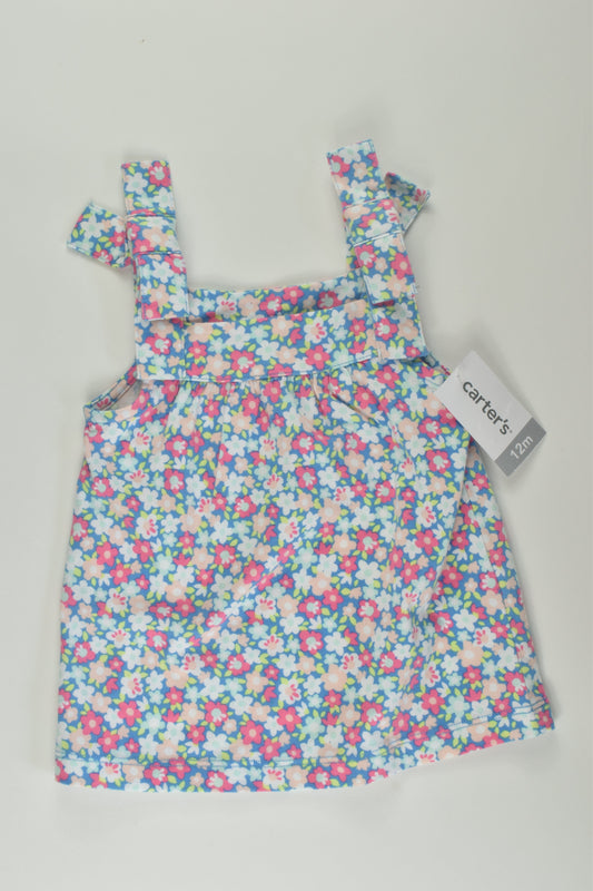 NEW Carter's Size 1 (12 months) Floral Top