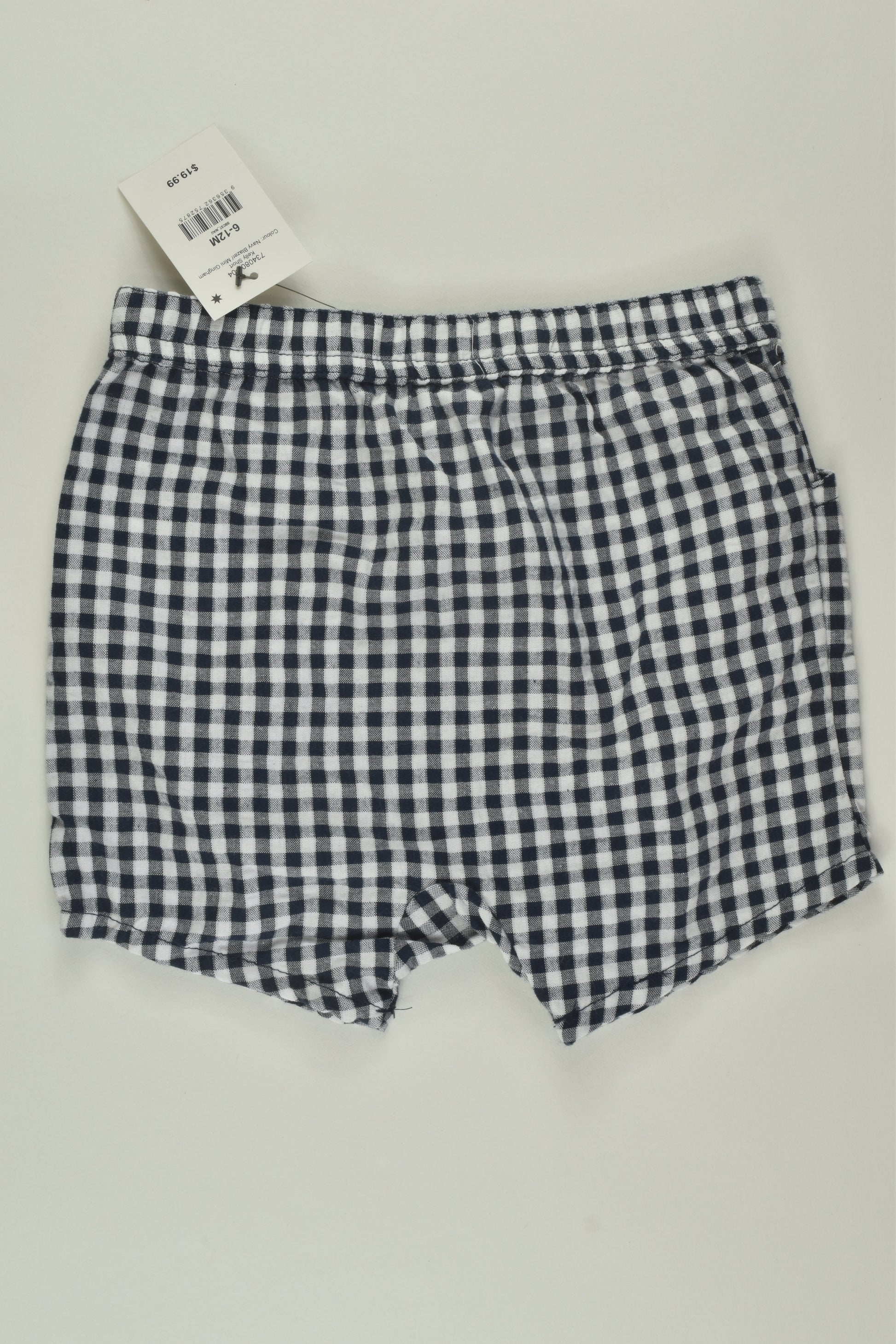 NEW Cotton On Baby Size 0 Checked Shorts