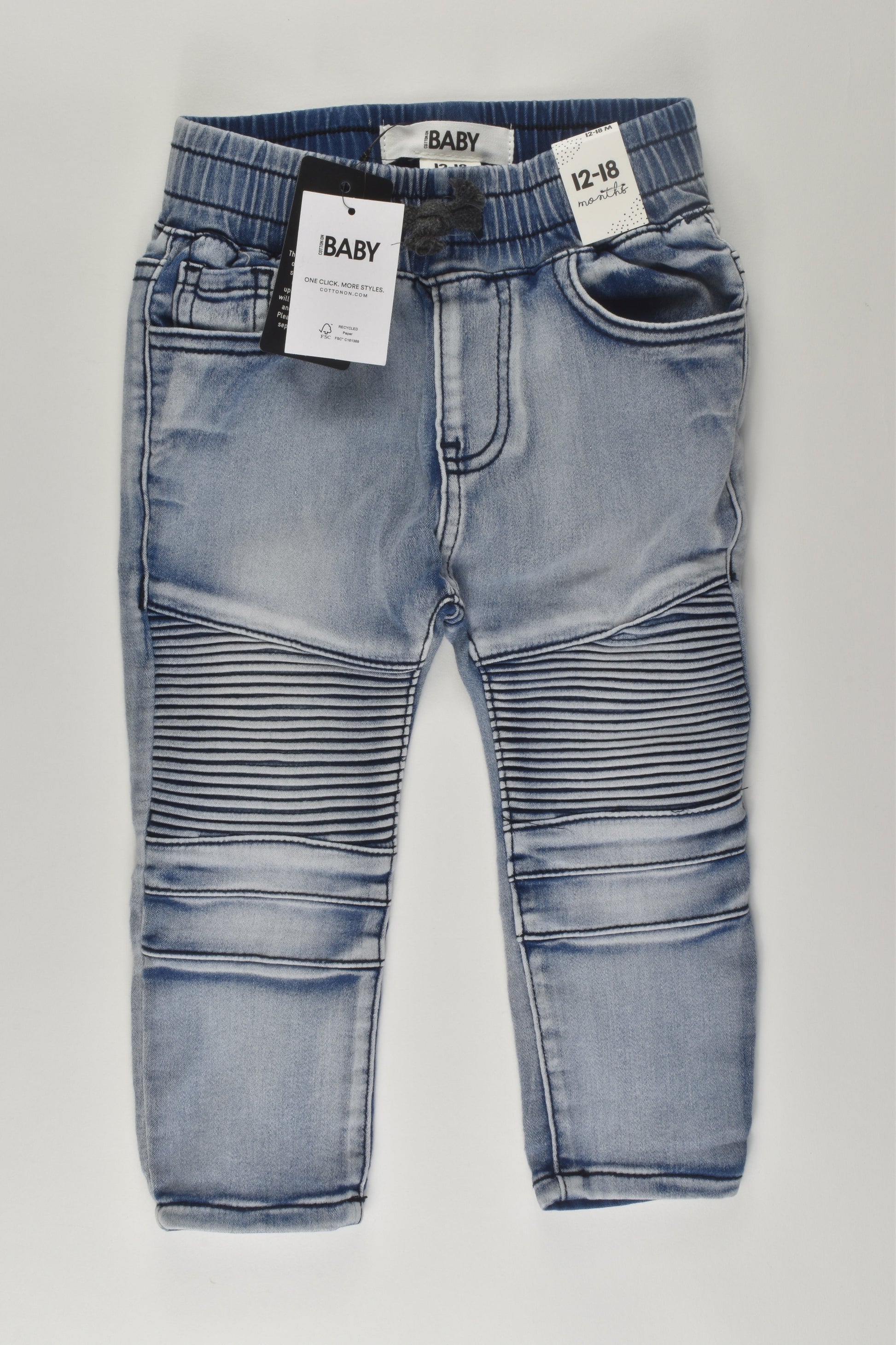 NEW Cotton On Baby Size 1 Denim Pants