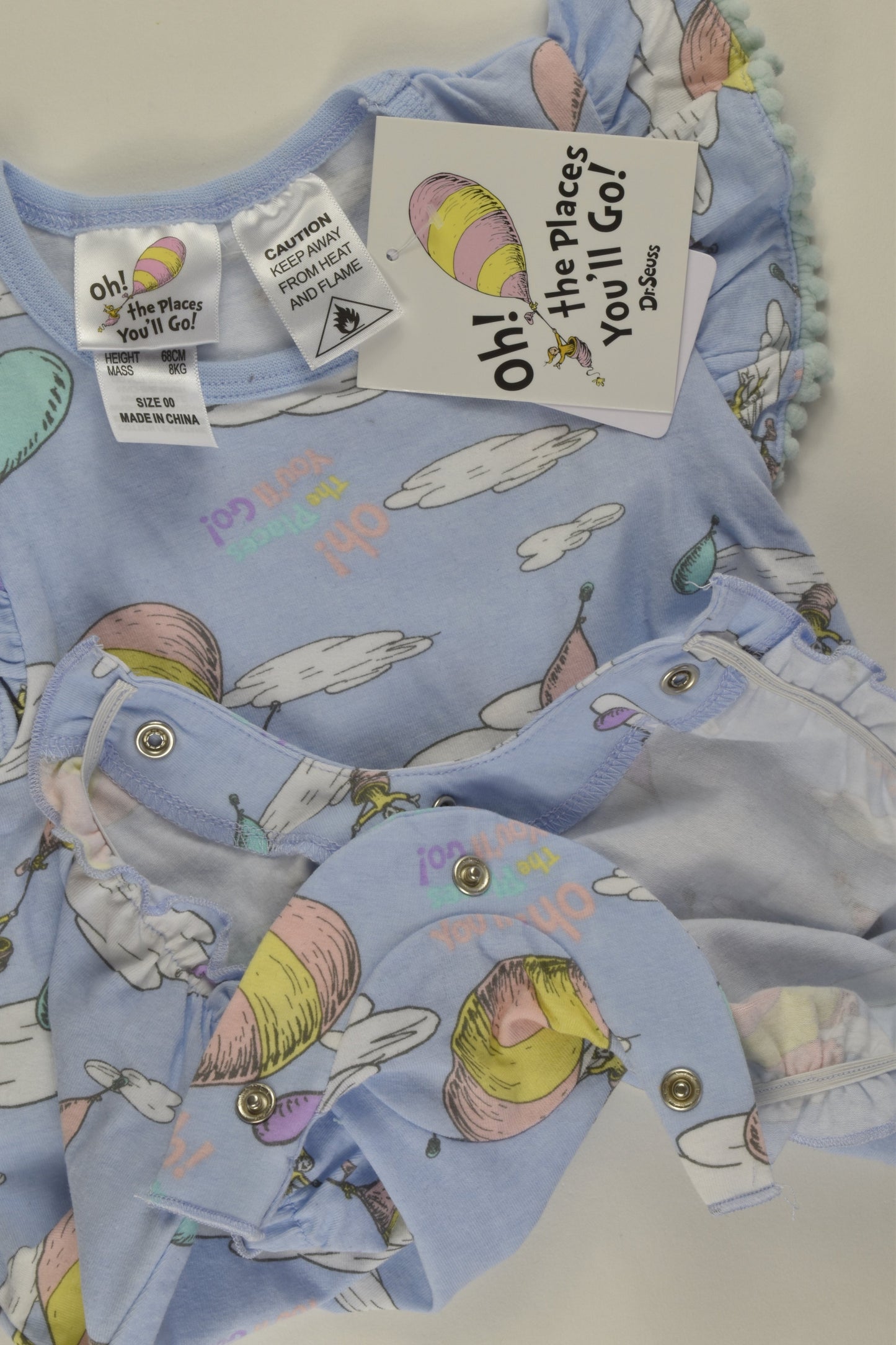 NEW Dr Seuss Size 00 Short Romper