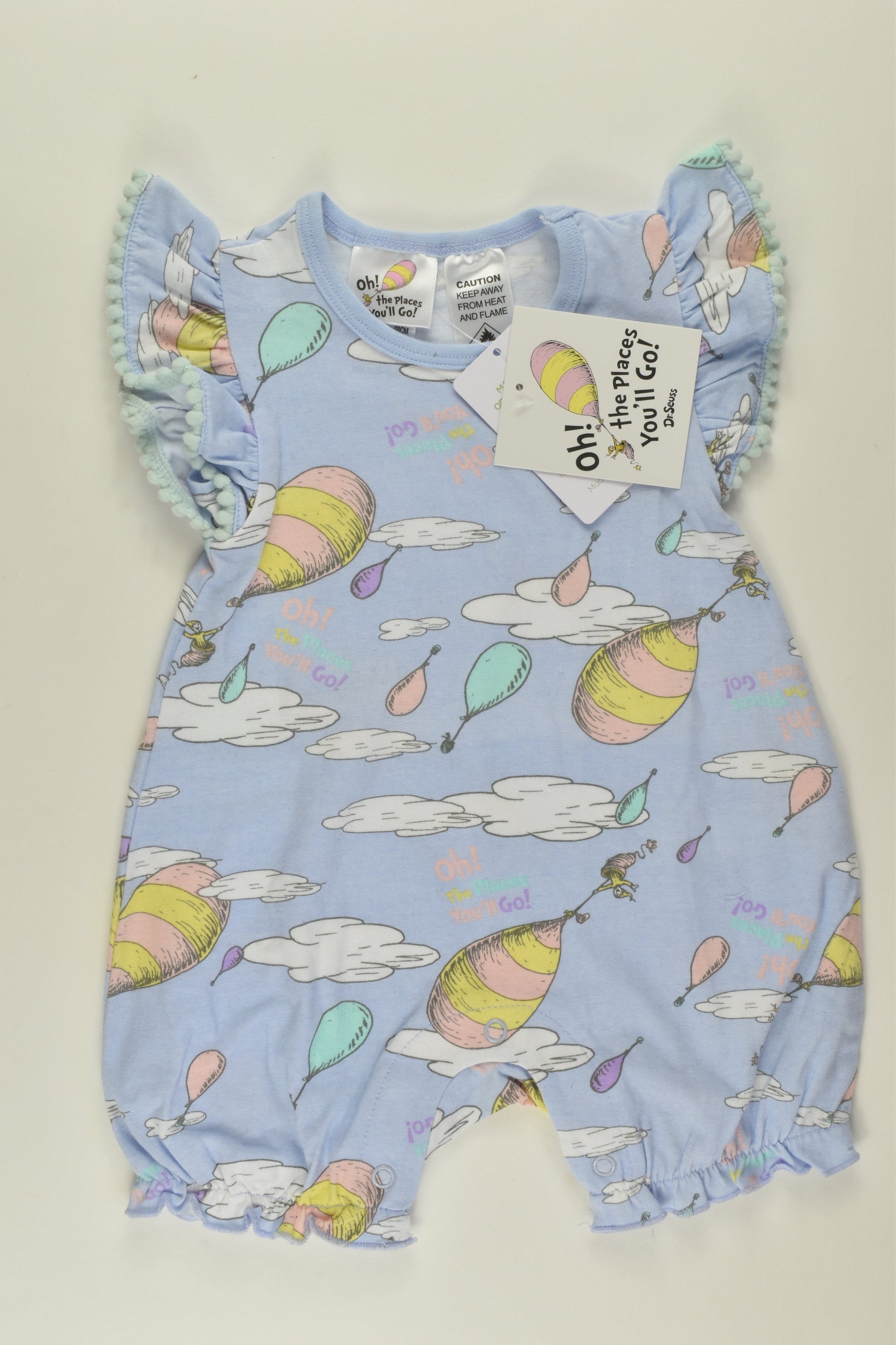 NEW Dr Seuss Size 00 Short Romper