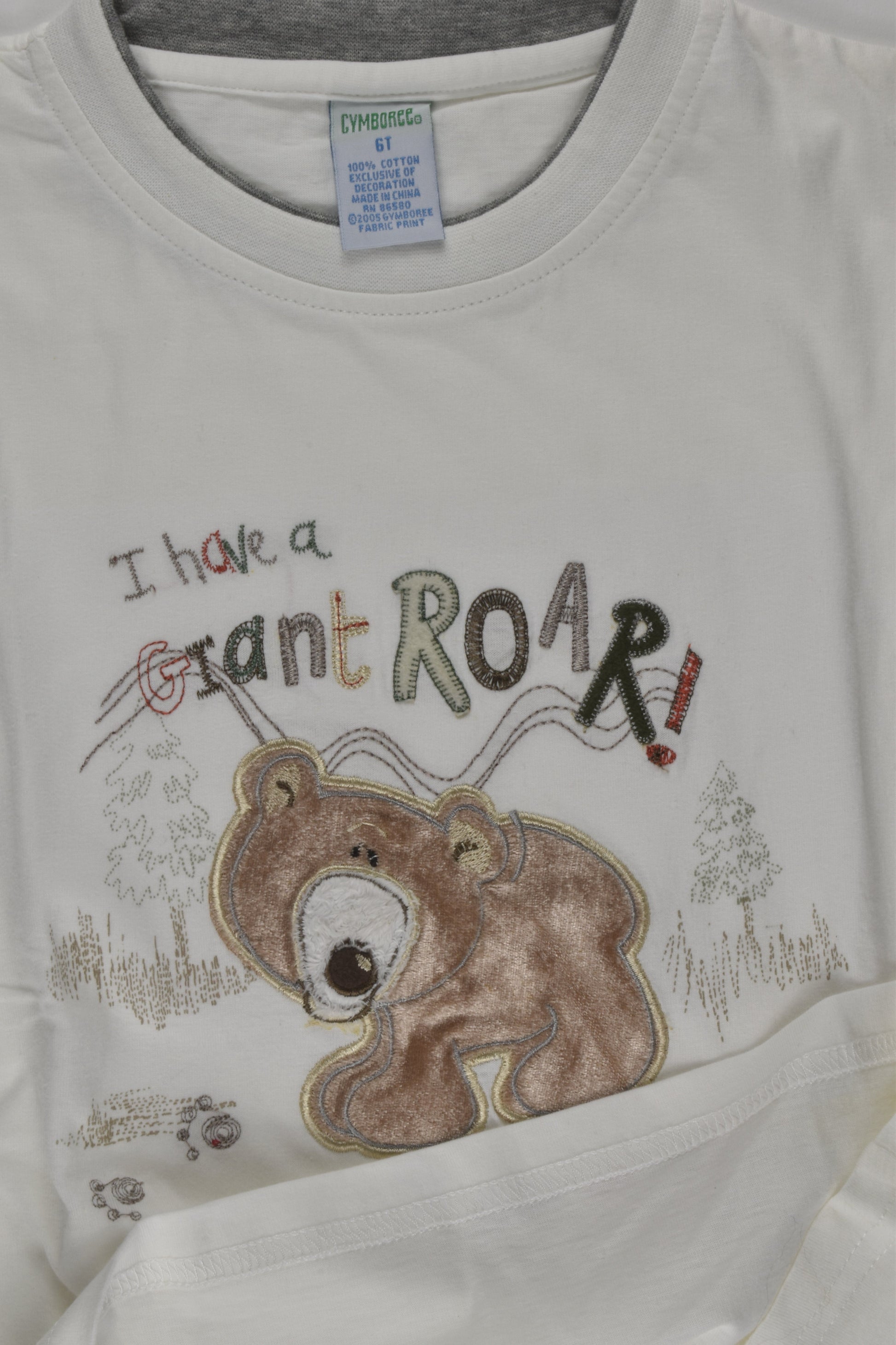 NEW Gymboree Size 6 Bear T-shirt