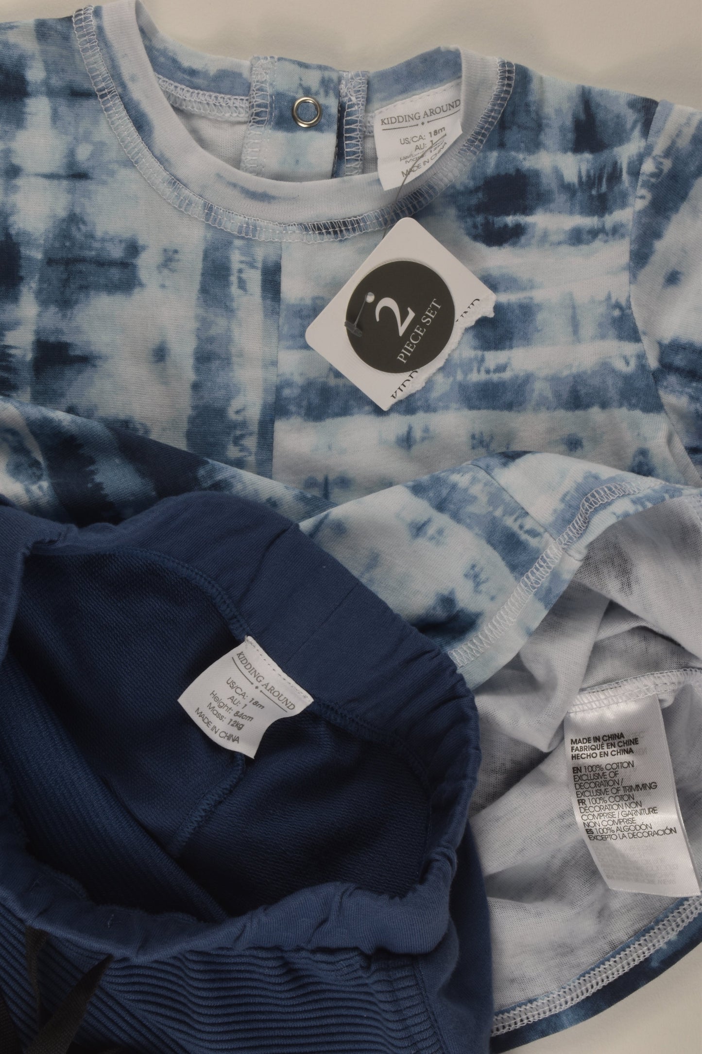 NEW Kidding Around Size 1 T-shirt and Shorts