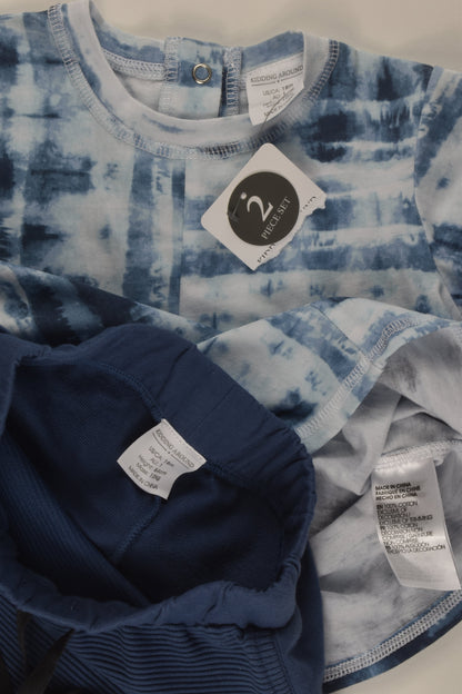 NEW Kidding Around Size 1 T-shirt and Shorts