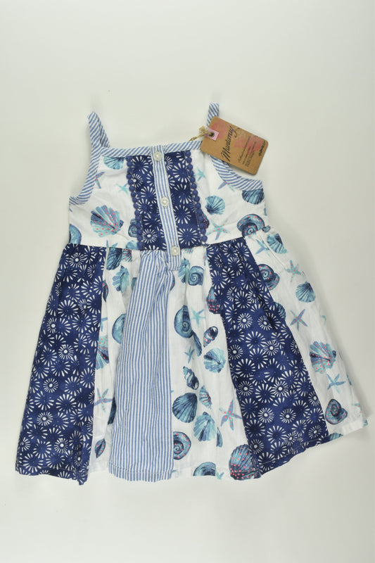 NEW Mantaray Size 1 Lined Dress