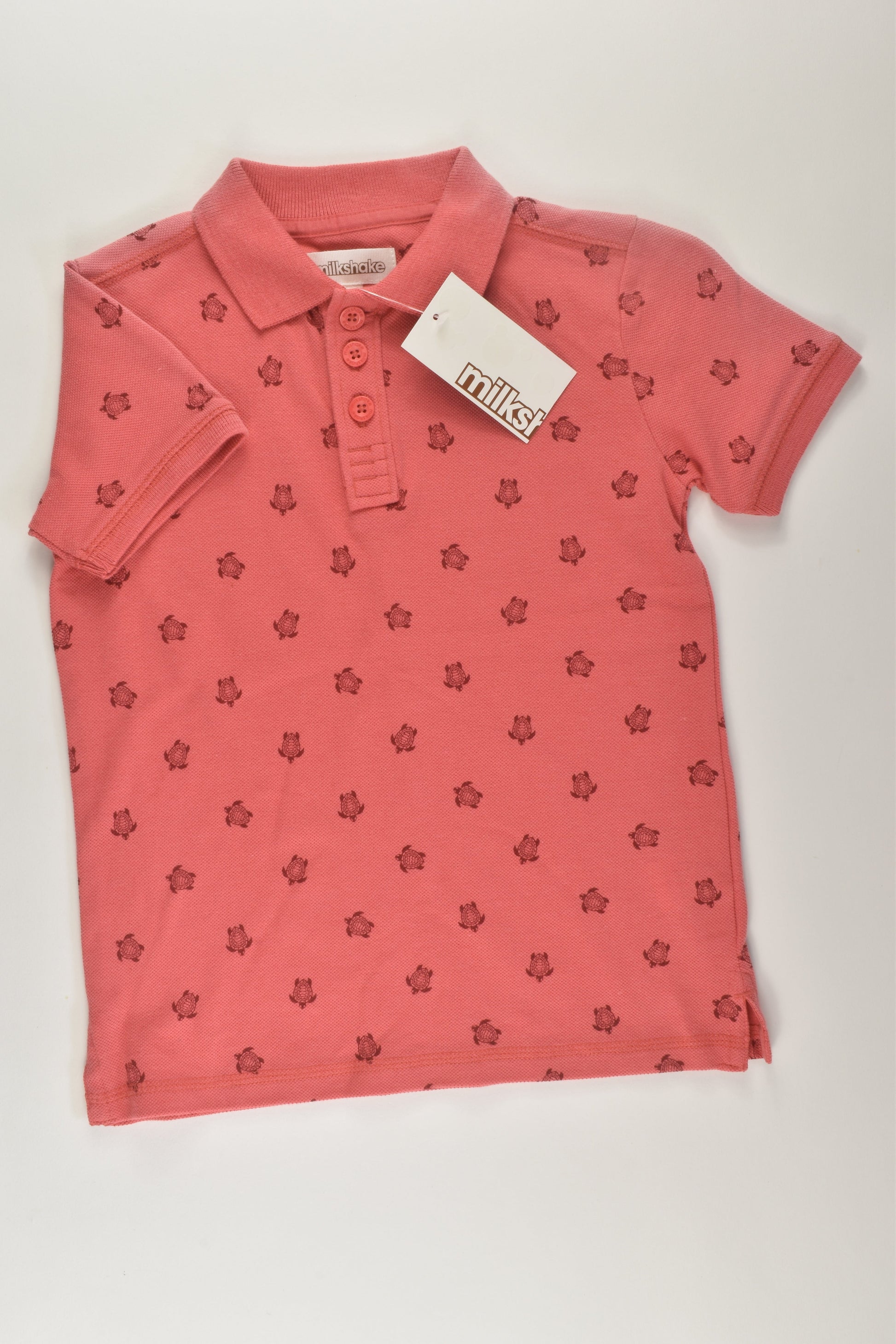 NEW Milkshake Size 4 Sea Turtle Polo Shirt
