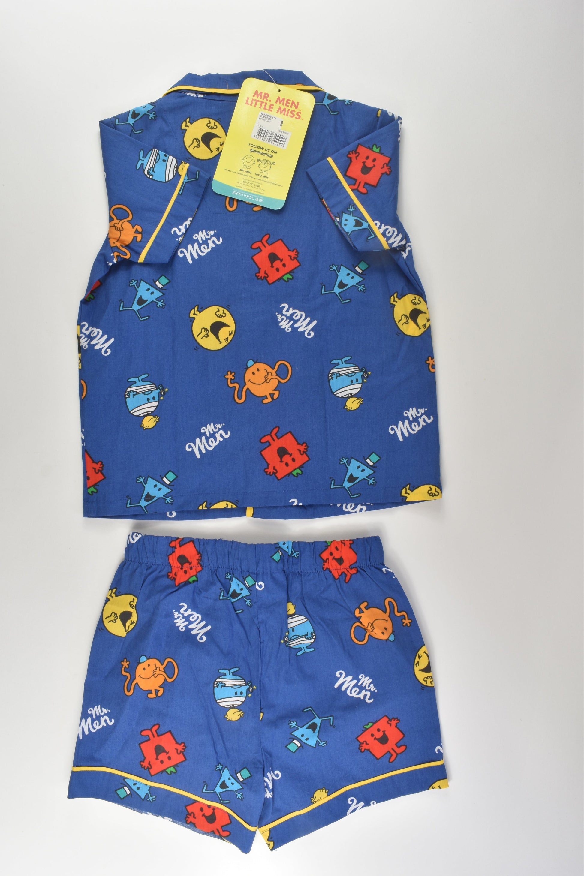 NEW Mr Men Little Miss Size 5 Short Pyjamas