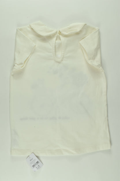 NEW Nutmeg Size 5-6 Embroidery T-shirt