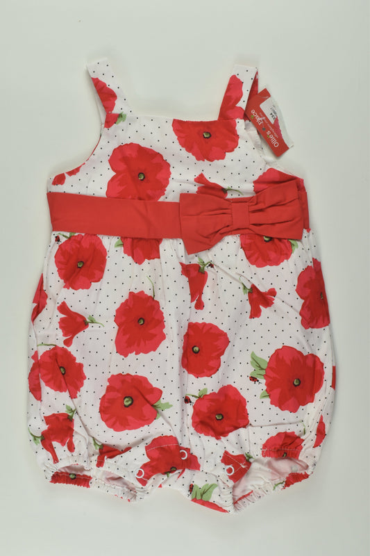 NEW Ollie's Place Size 00 Poppy Romper