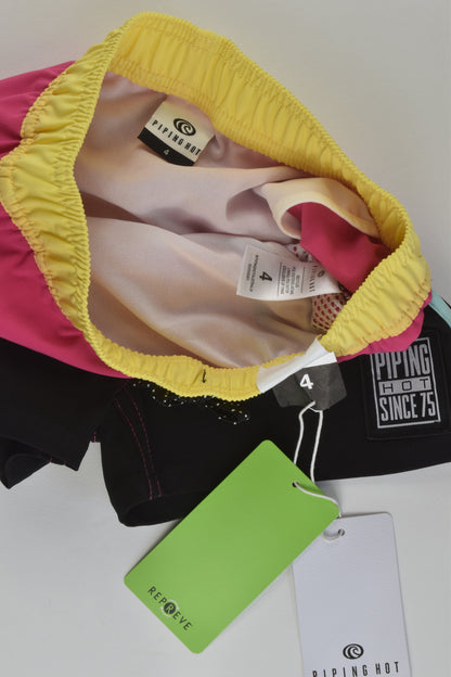 NEW Piping Hot Size 4 Board Shorts