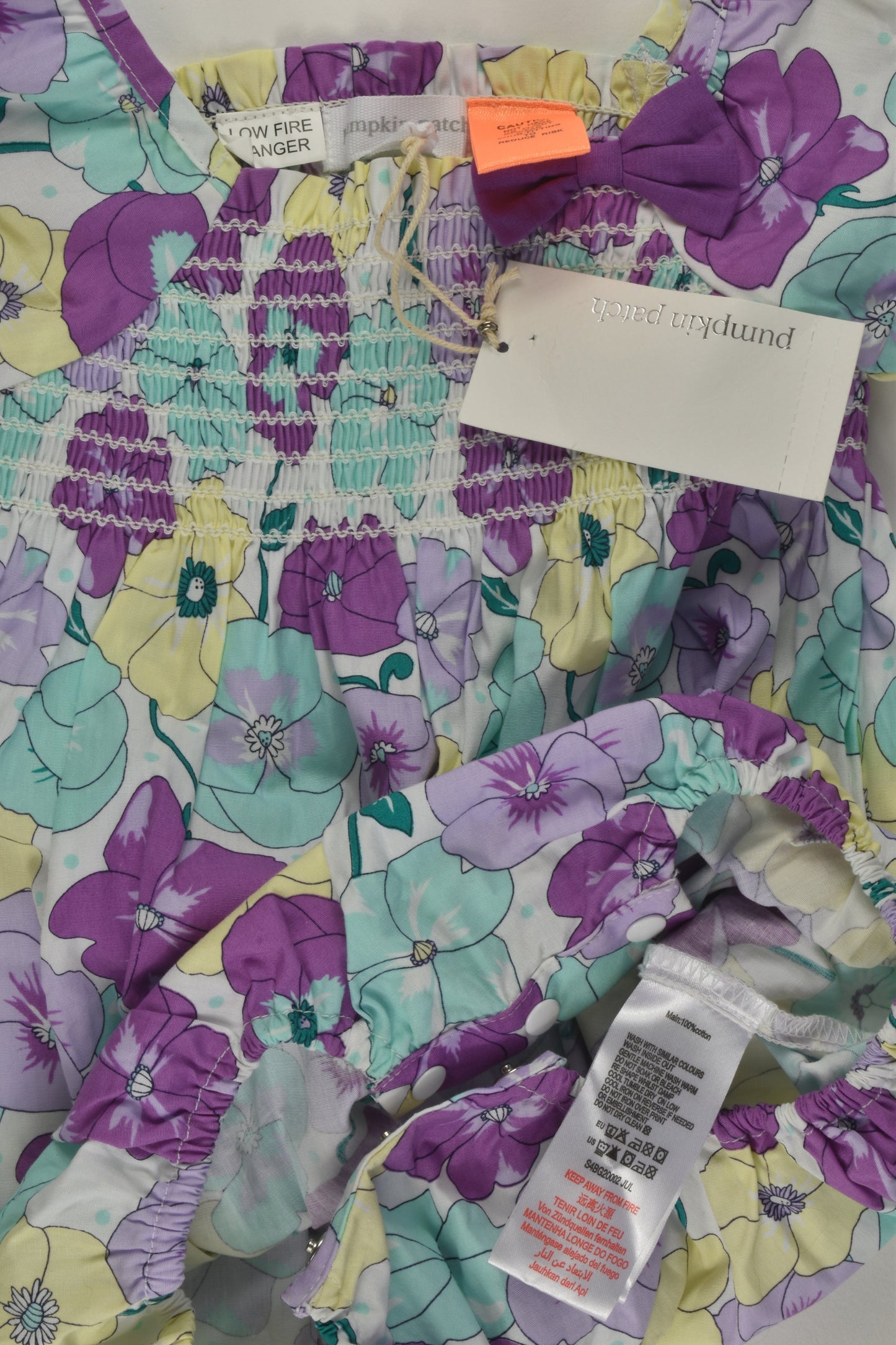 NEW Pumpkin Patch Size 1 Floral Romper