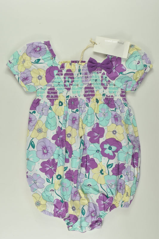 NEW Pumpkin Patch Size 1 Floral Romper