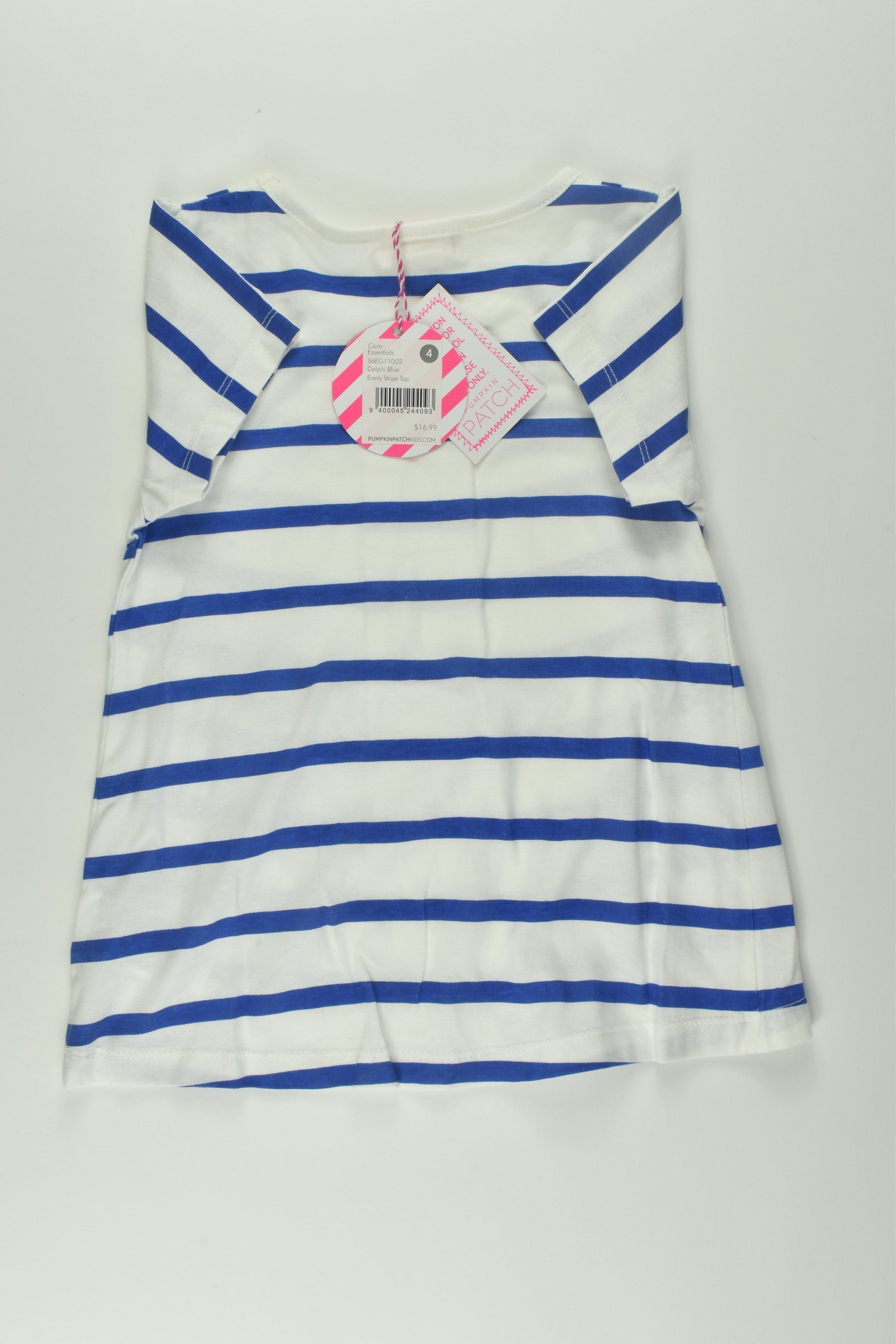 NEW Pumpkin Patch Size 4 Striped T-shirt