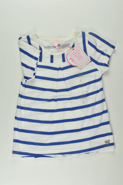 NEW Pumpkin Patch Size 4 Striped T-shirt