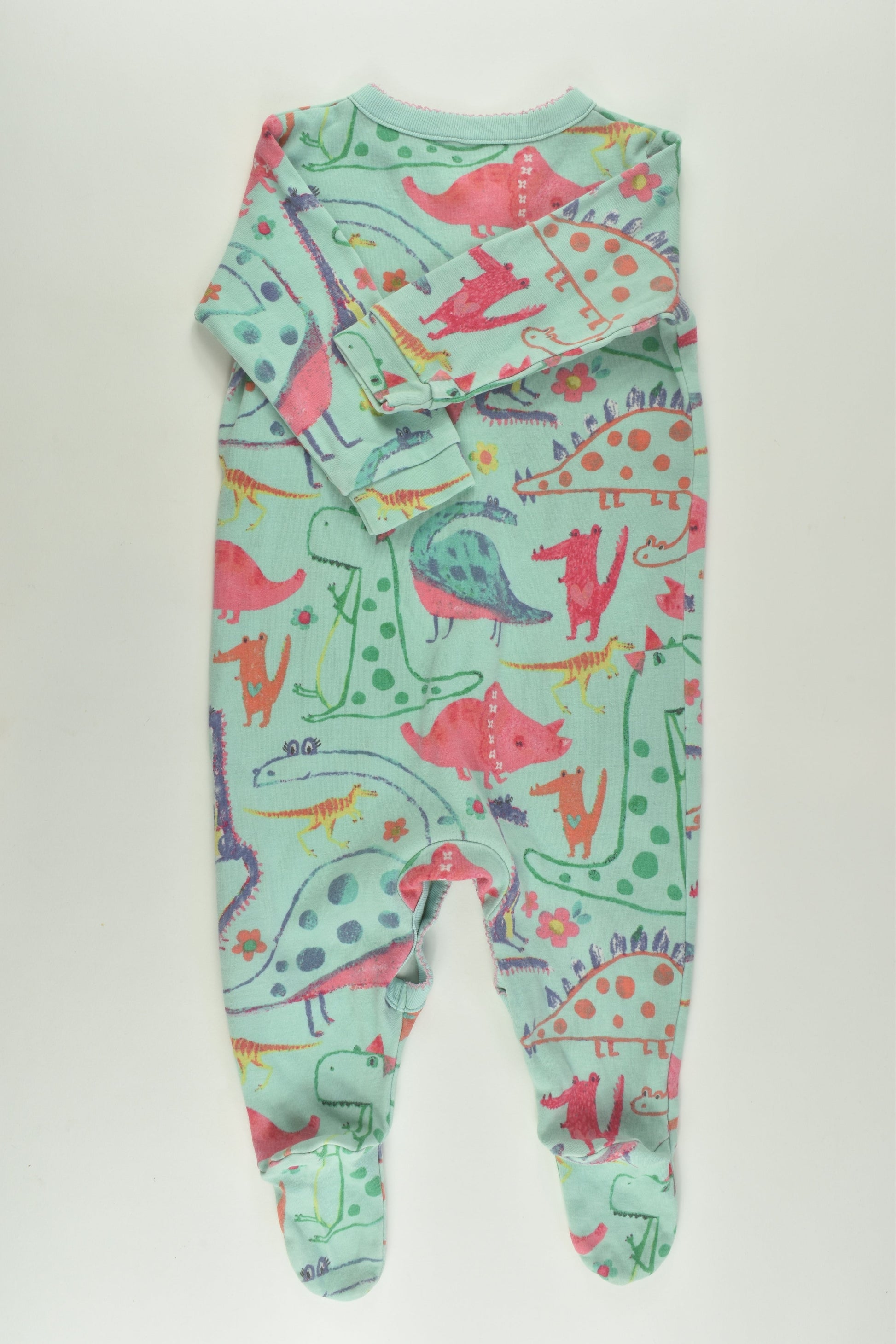 Next Size 0 Colourful Dinosaurs Romper