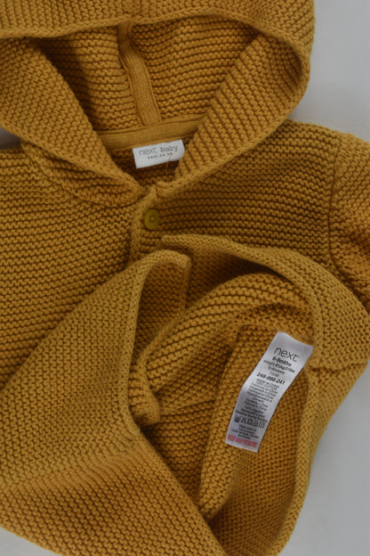 Next Size 0 Mustard Knit Jumper