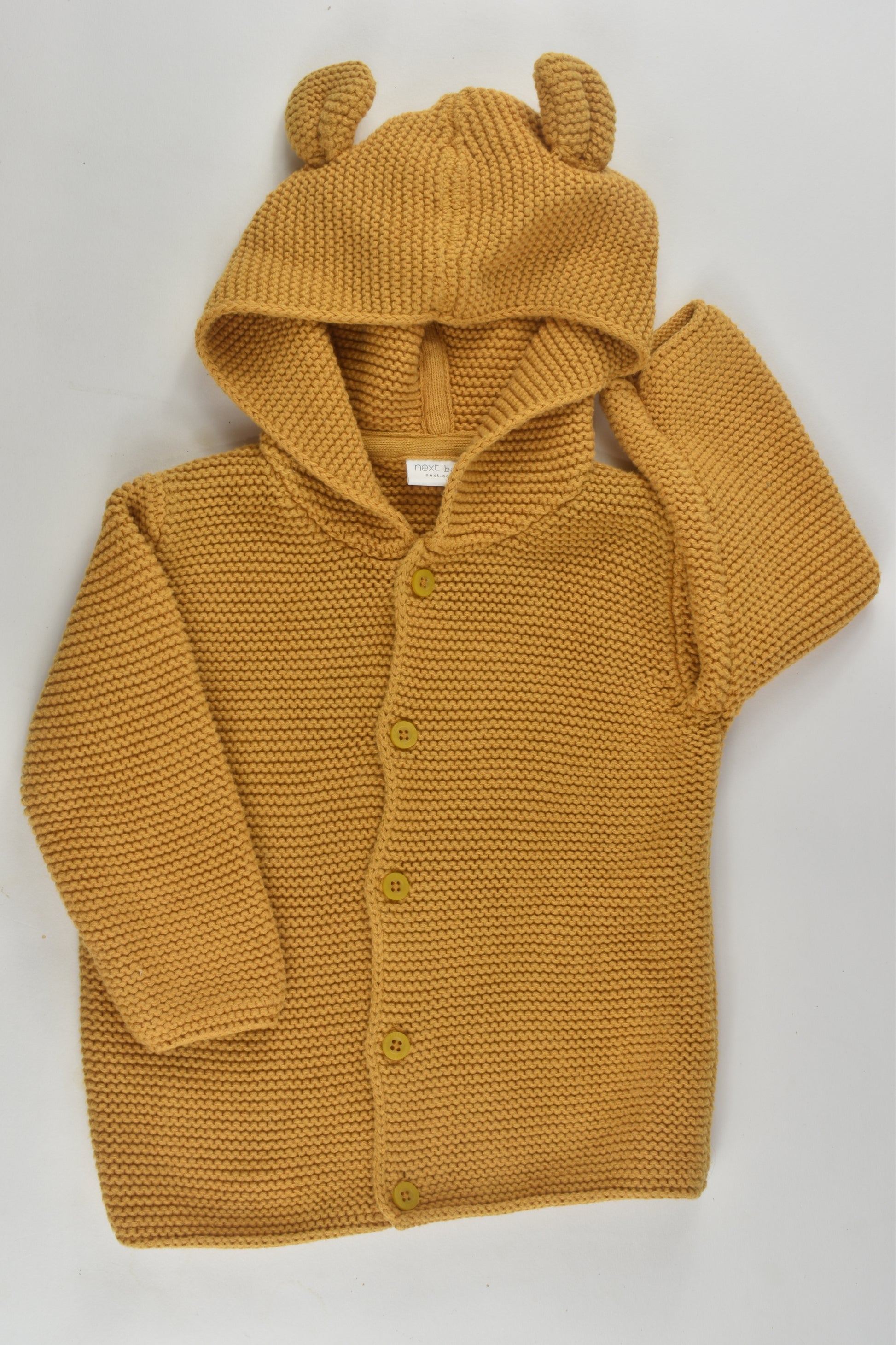 Next Size 0 Mustard Knit Jumper