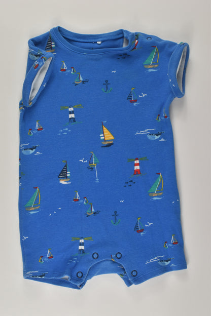 Next Size 00 Nautical Short Romper
