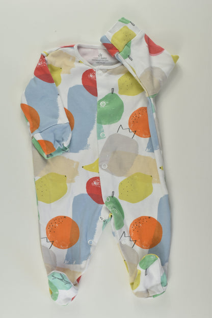 Next Size 000 Organic Fruit Romper