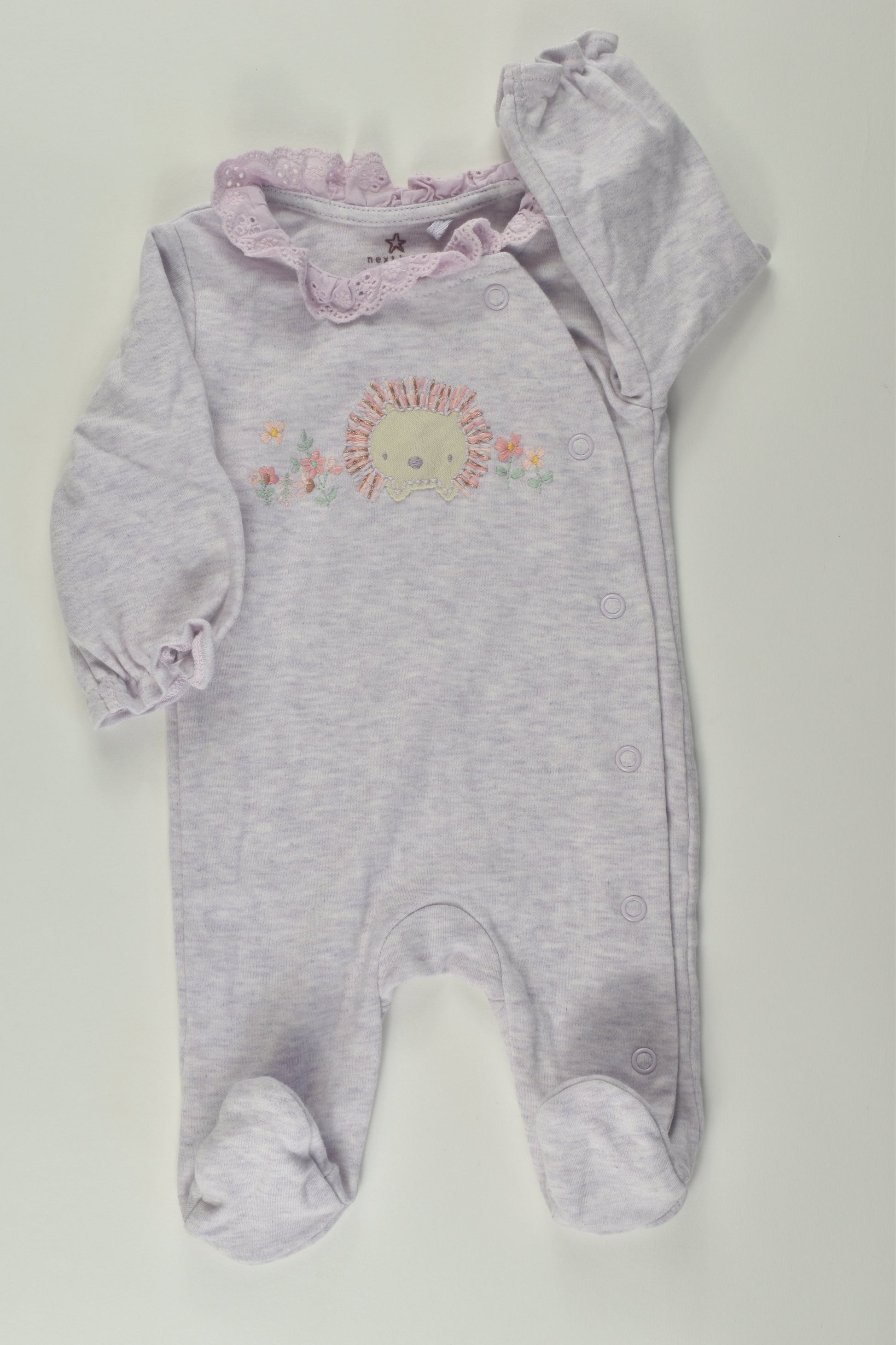 Next Size 0000 Hedgehog Romper