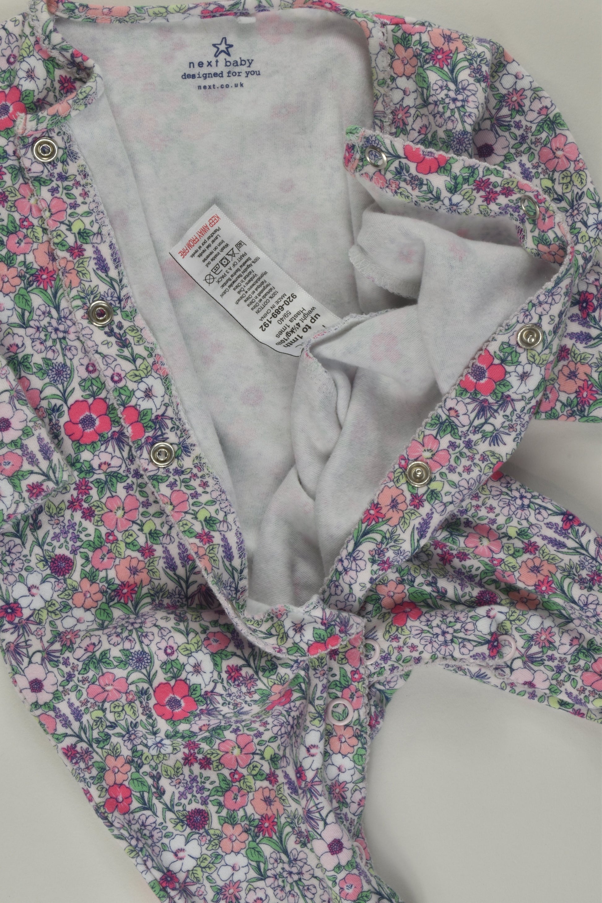 Next Size 0000 Liberty Print Romper