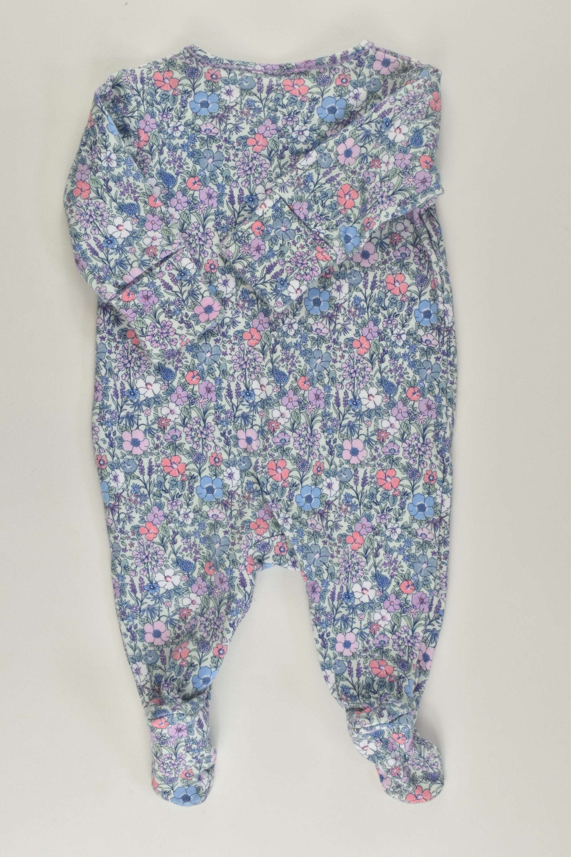Next Size 0000 Liberty Print Romper