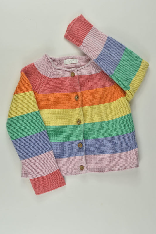 Next Size 1-2 Rainbow Stripes Cardigan