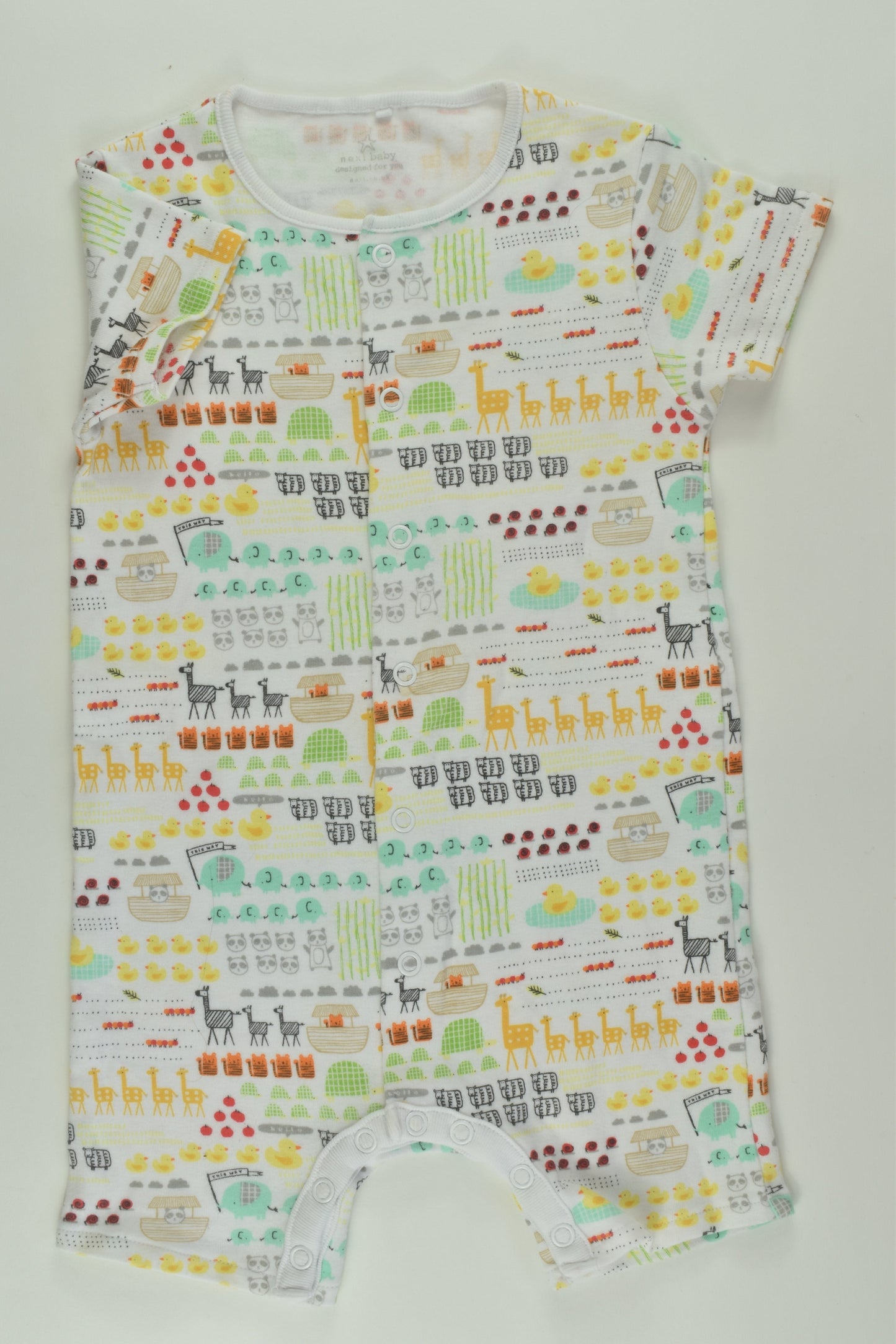 Next Size 1 Animals Short Romper