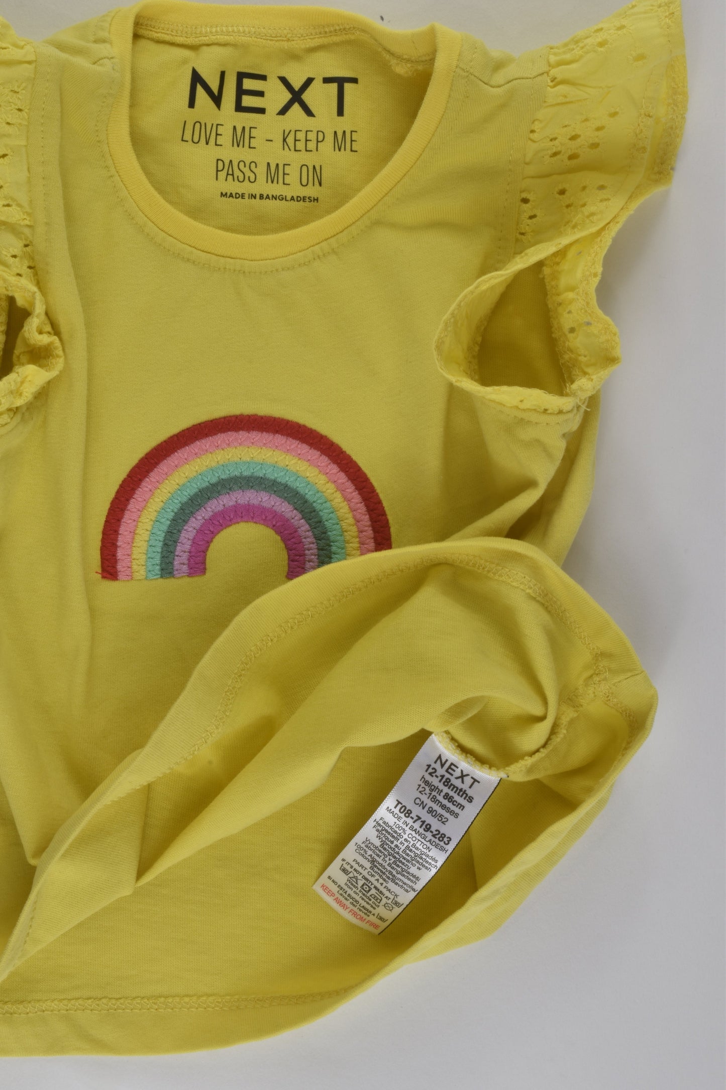 Next Size 1 Rainbow T-shirt