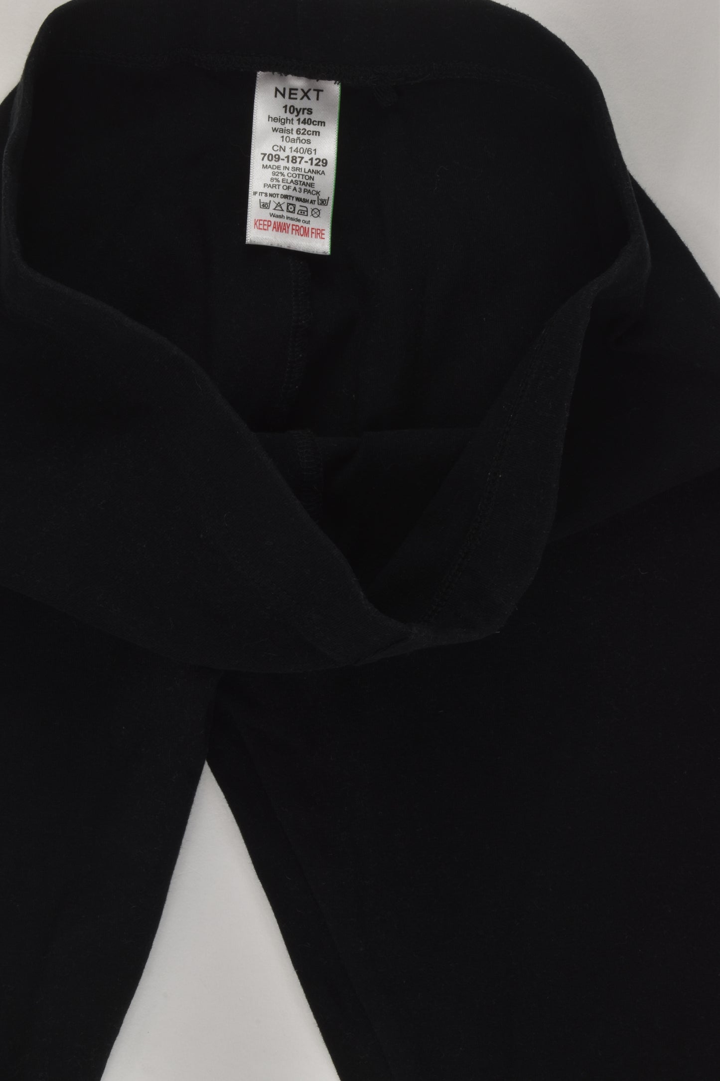 Next Size 10 Black Leggings