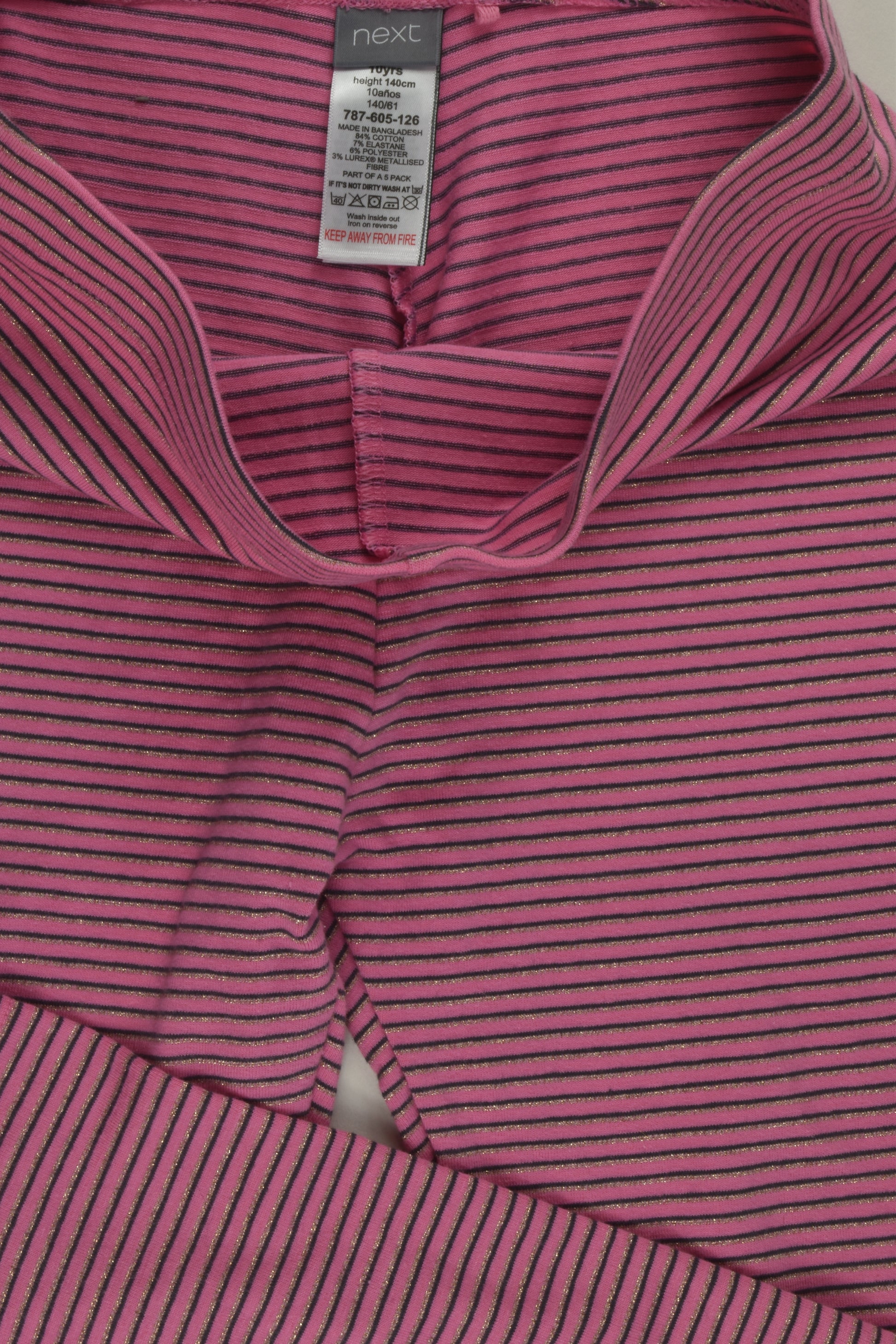Next Size 10 Striped Leggings
