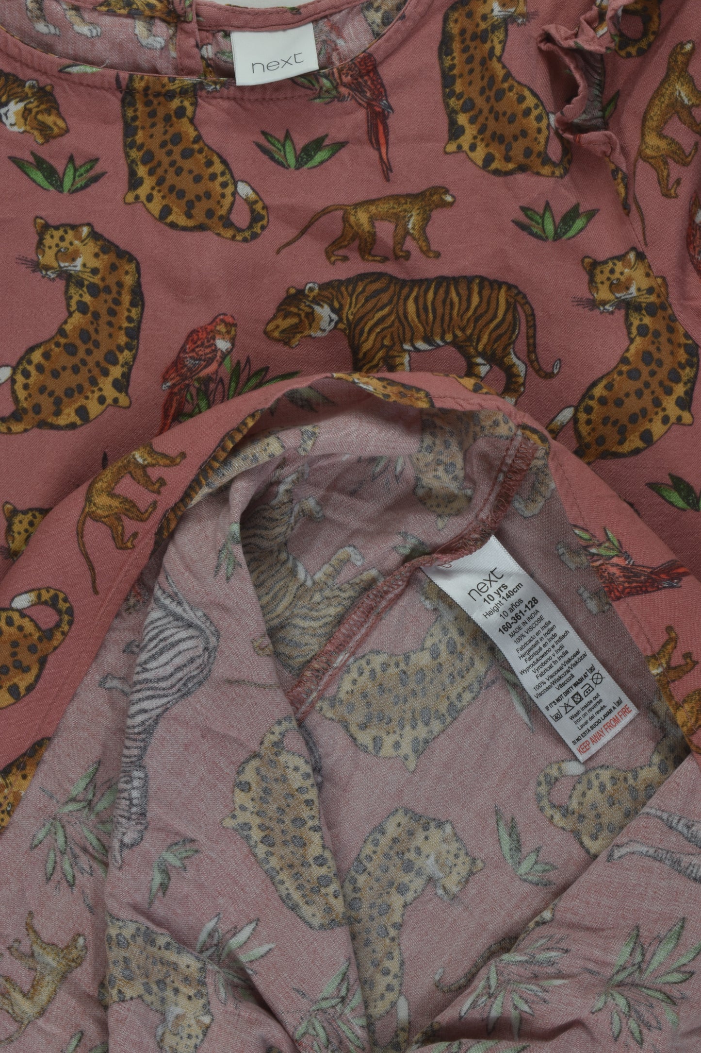 Next Size 10 Viscose Wild Animals Dress