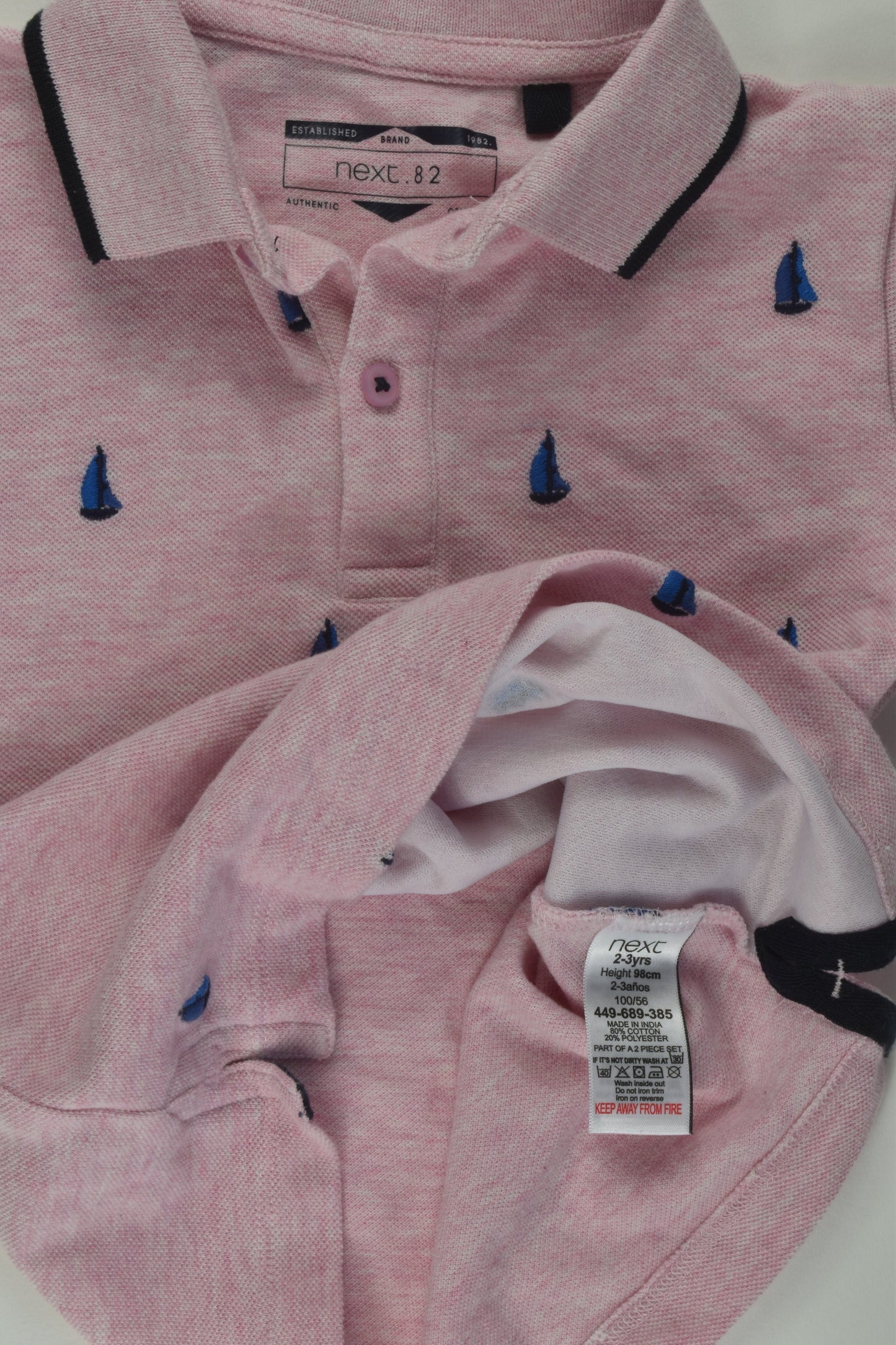 Next Size 2-3 Nautical Polo Shirt