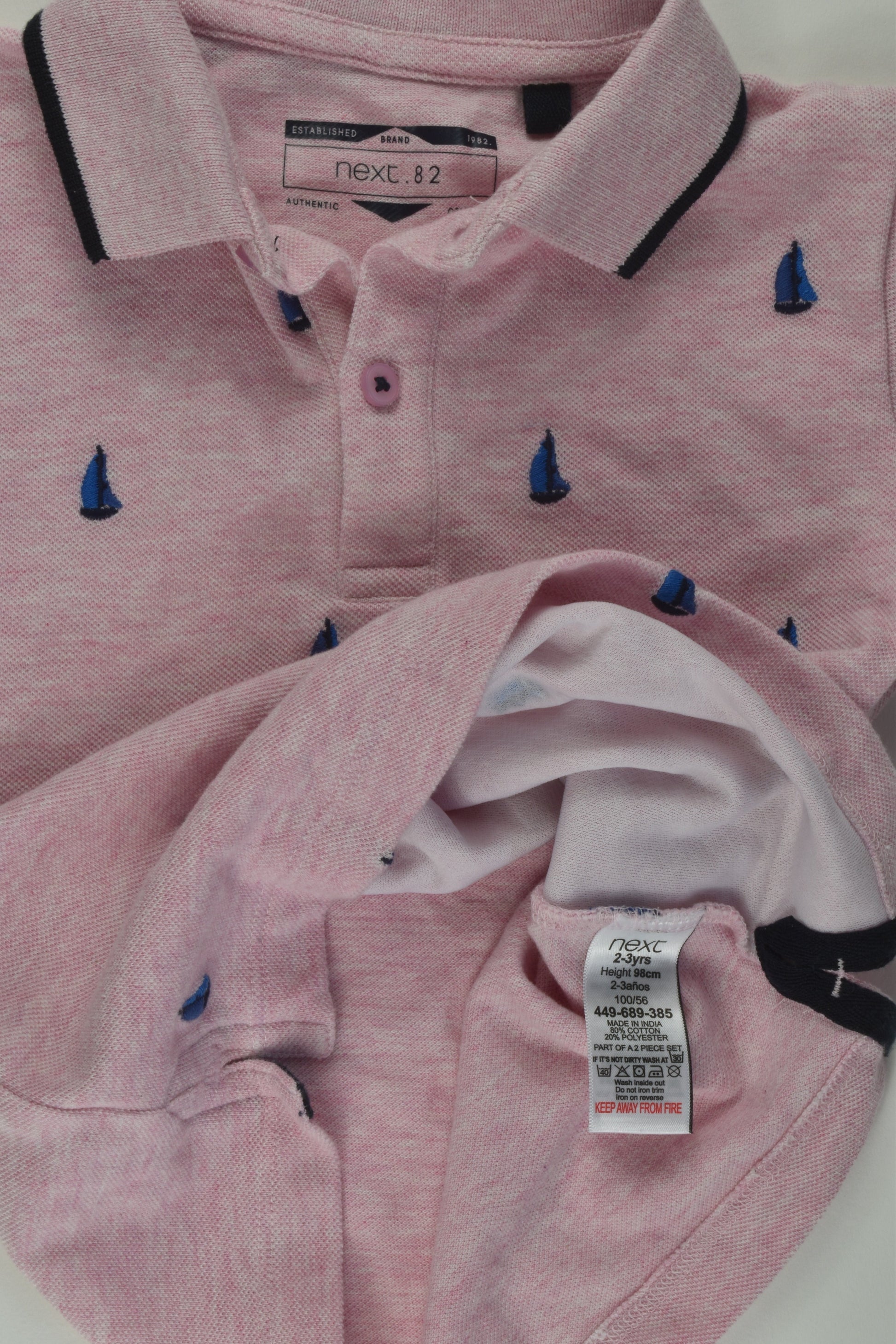 Next Size 2-3 Nautical Polo Shirt