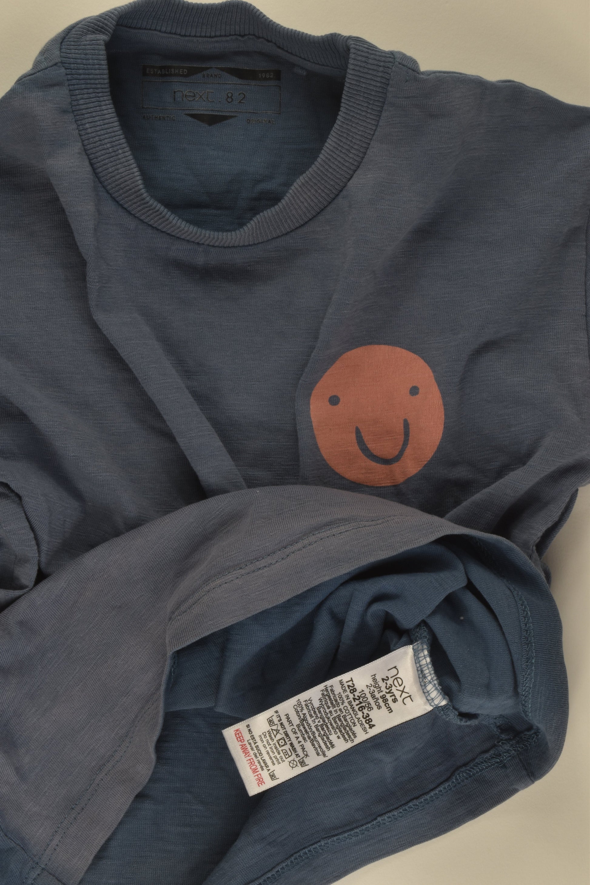 Next Size 2-3 Smiley Face T-shirt