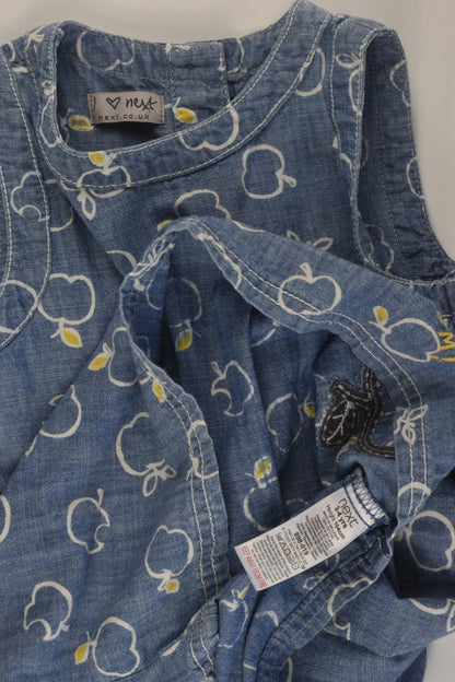 Next Size 3-4 Apple Denim Dress